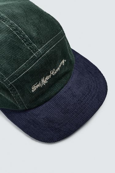 CORDUROY FLAT PEAK CAP FORD © - Green by Zara - Image 5