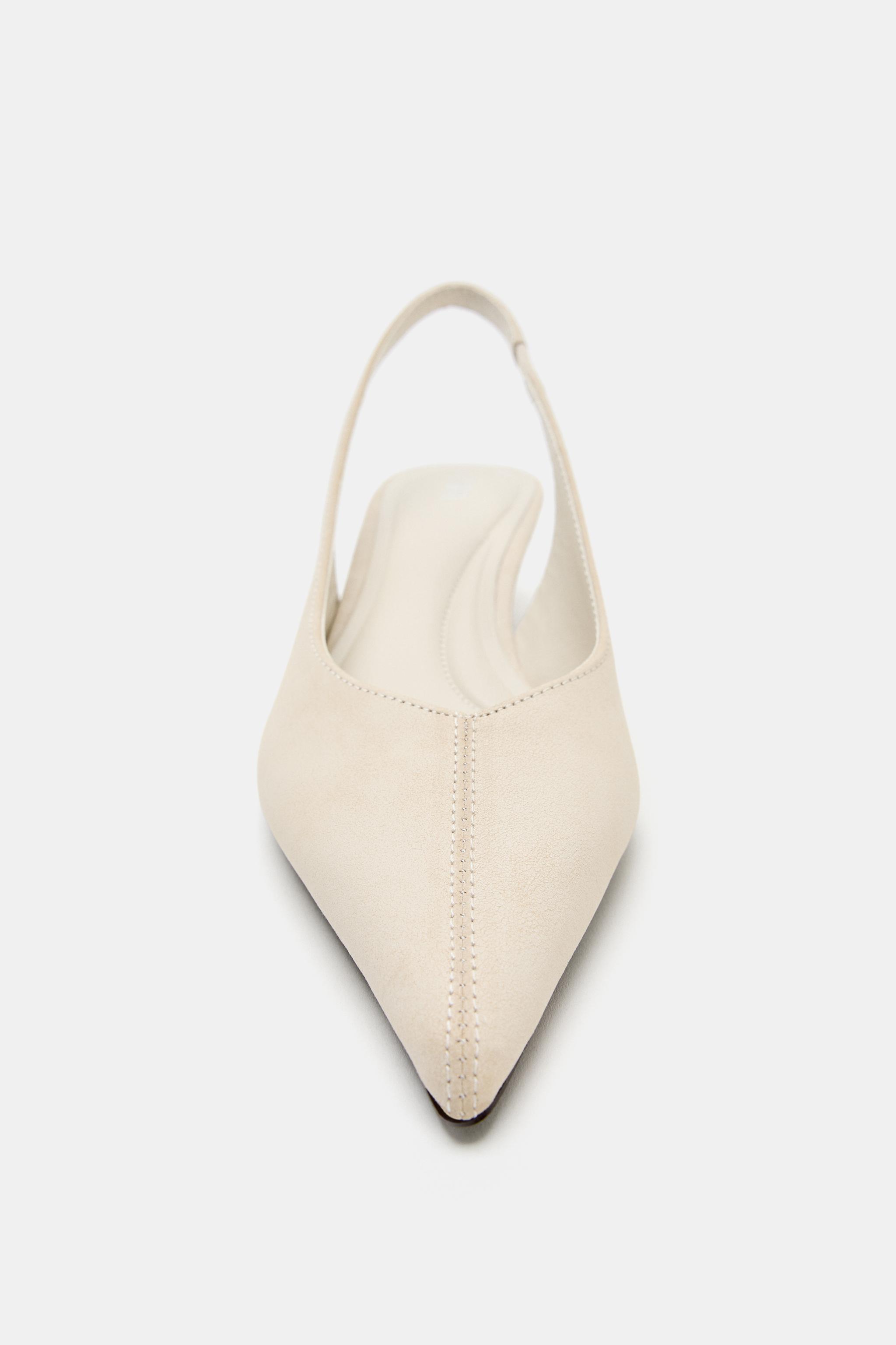 CHAUSSURES À TALONS ET BRIDES ARRIÈRE EN CUIR
