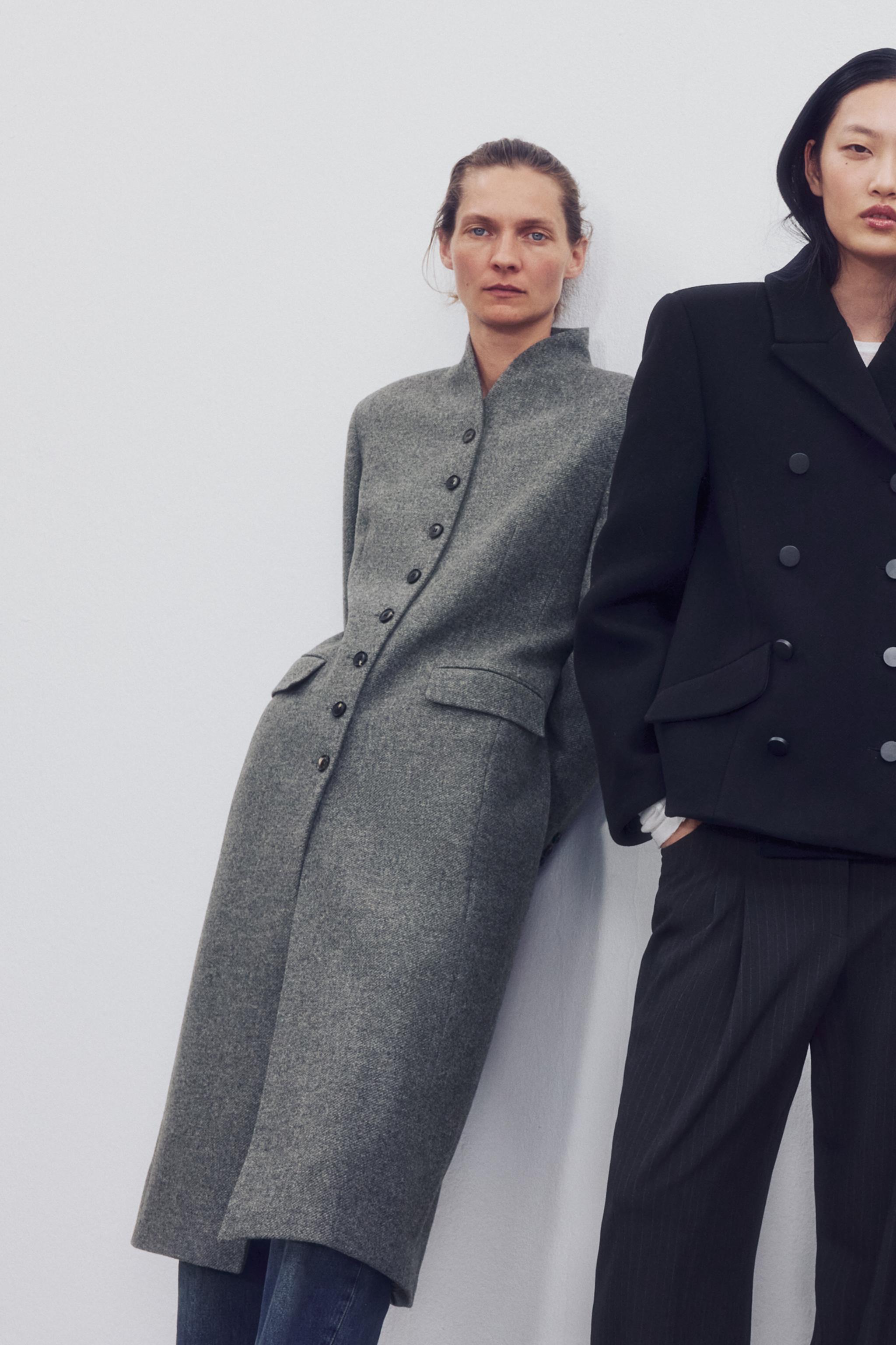 MANTEAU LAINE BOUTONS ZW COLLECTION