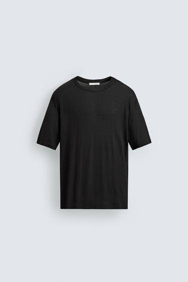 100% БАМБУКТАН ЖАСАЛҒАН ЕРКІН ПІШІМДІ ЖЕЙДЕ - Қара Zara компаниясынан