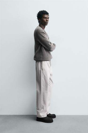 PULL CANNELÉ COL BOULANGER - Gris de Zara - Image 3