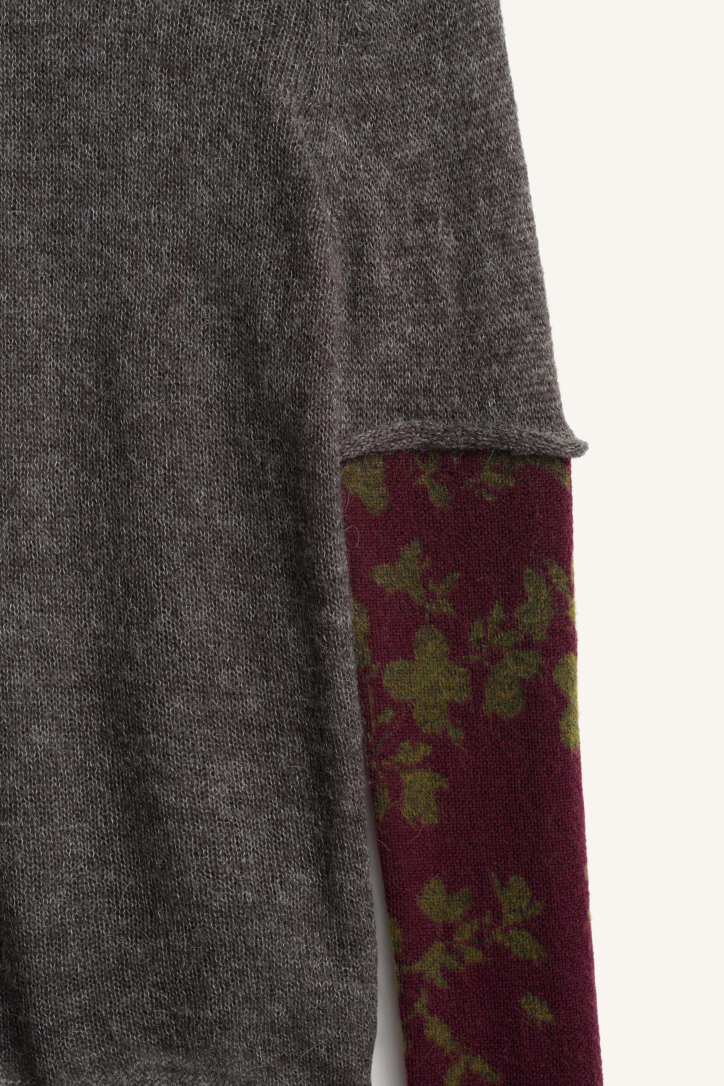 LIMITED EDITION JACQUARD WOOL-BLEND SWEATER