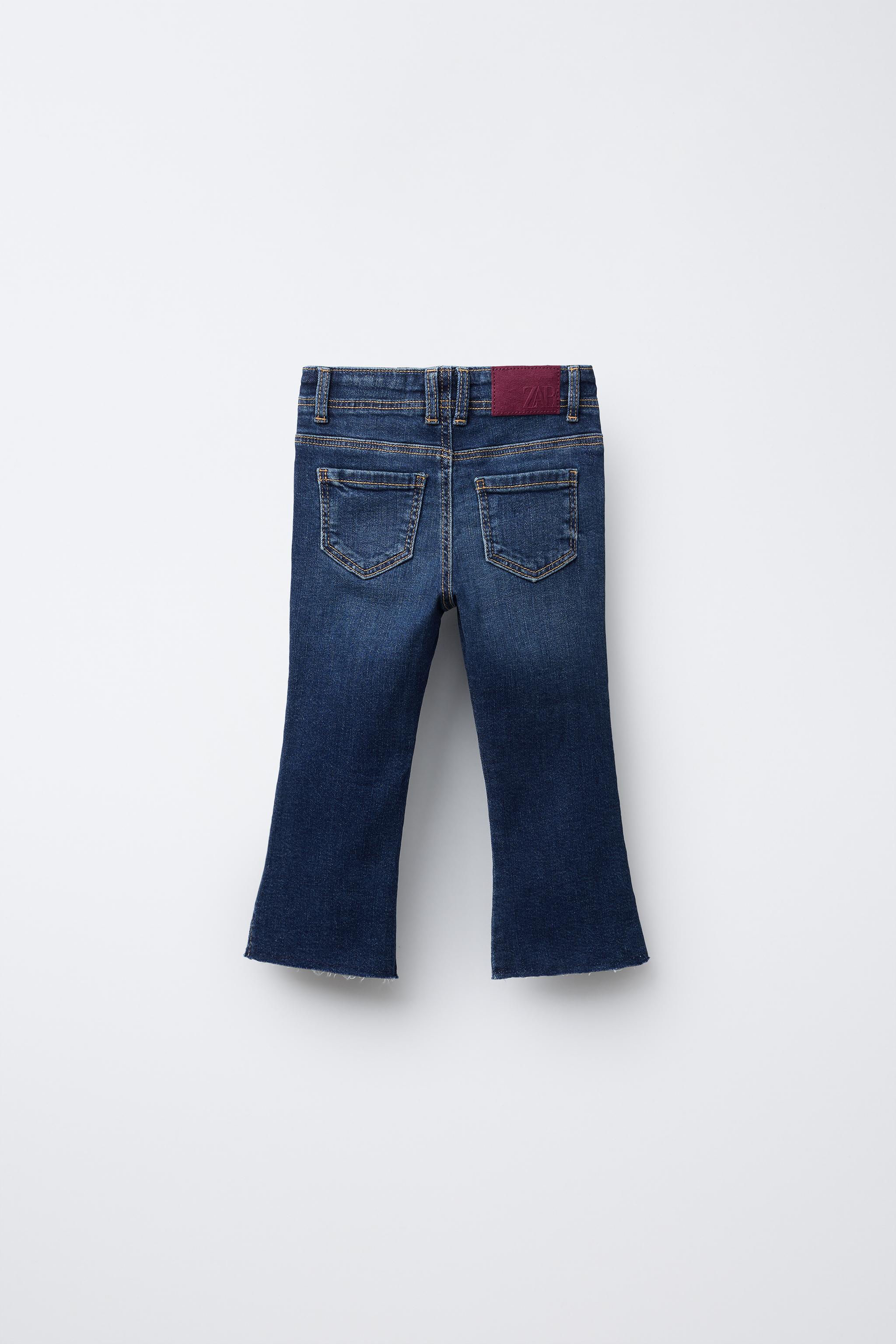 ★KIRSH★ Cherry bootcut denim pants dark blue BOOTCUT DENIM PANTS - Blue | ZARA United States
