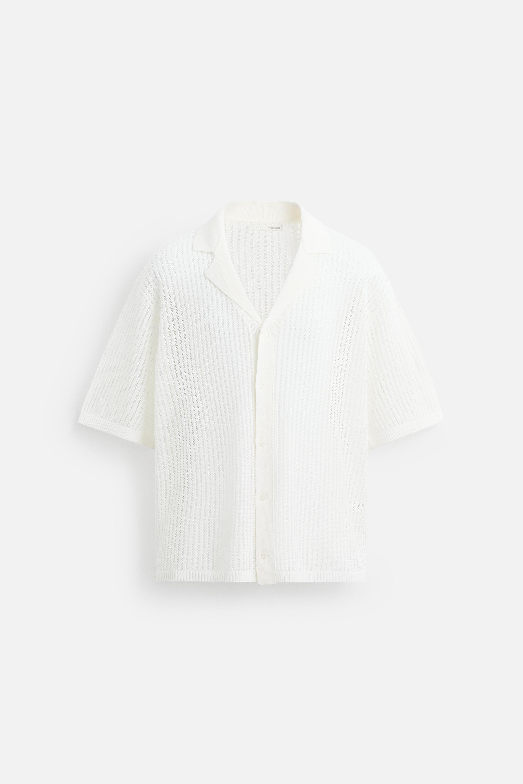 CHEMISE EN MAILLE AJOURÉE