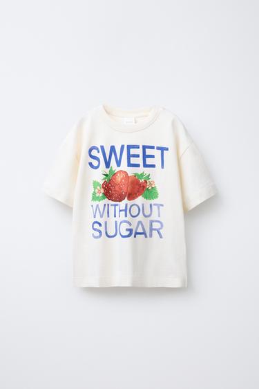 CAMISETA FRUTAS - Crudo de Zara