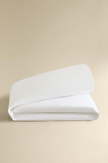 SATEEN DUVET COVER (1000 THREAD COUNT) - White by Zara - Image 4