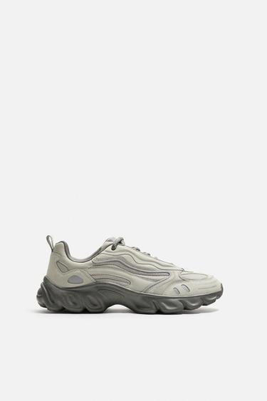 Zara 厚底運動鞋 - 灰色