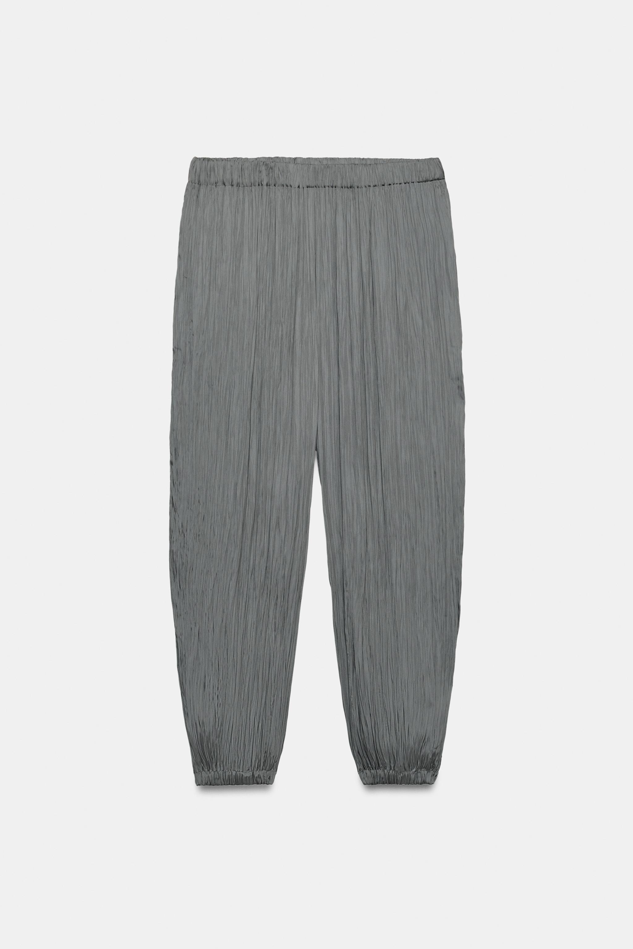 SAROUEL TROUSERS ZW COLLECTION - Brown / Taupe | ZARA New Zealand