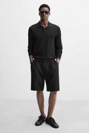 LEATHER TRAINERS - Black by Zara