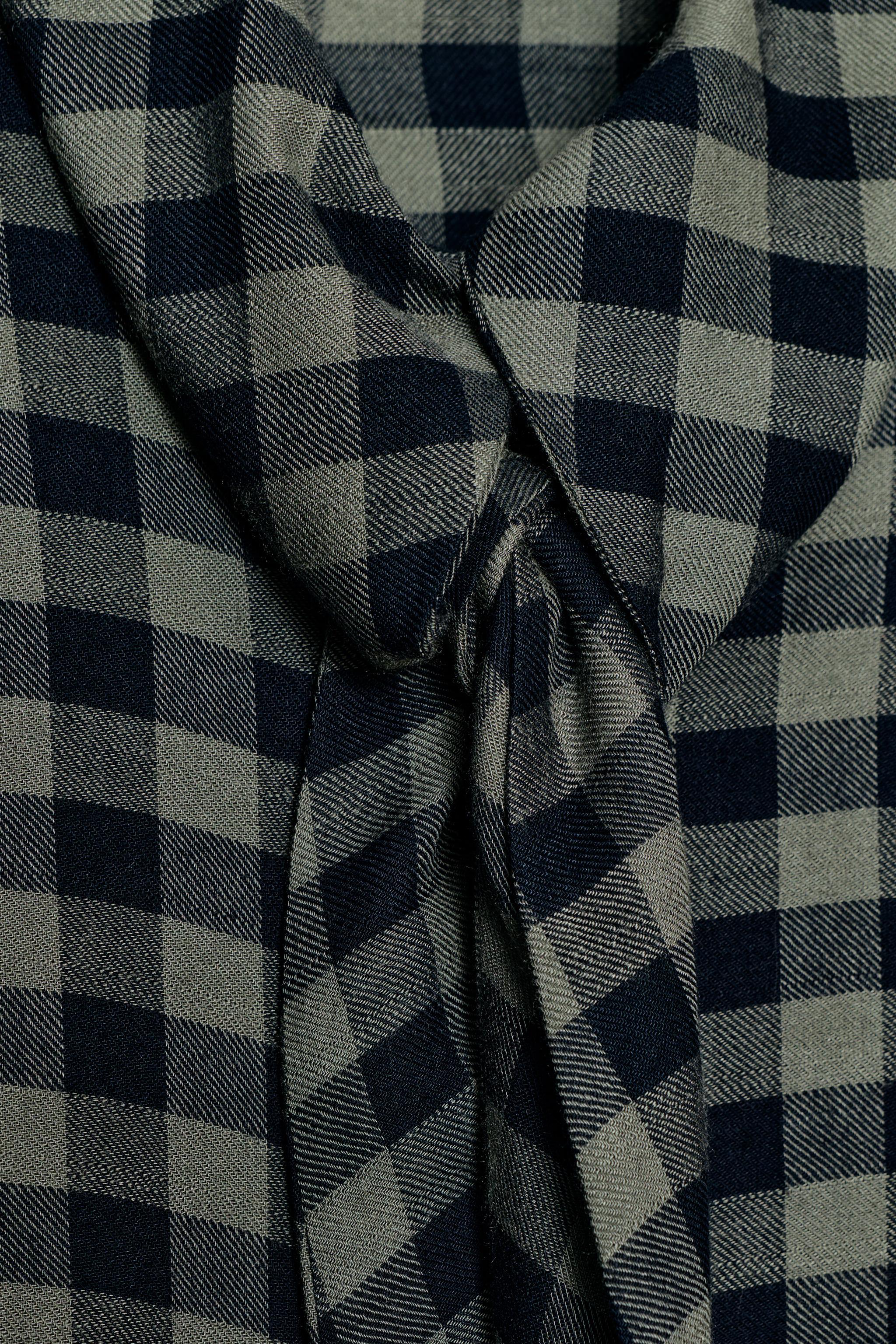 CHEMISE À CARREAUX VICHY AVEC NŒUD ZW COLLECTION