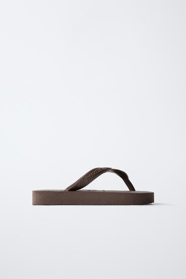 HAVAIANAS ® x ZARA SANDALS - Brown by Zara