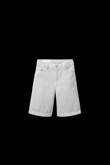 REGULAR DENIM BERMUDA SHORTS - Grey by Zara - Image 0
