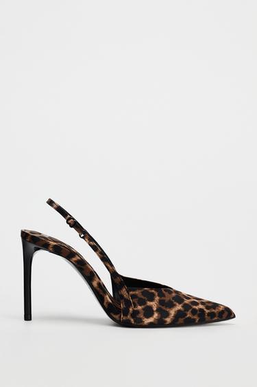 ZAPATO TACÓN ESTAMPADO ANIMAL - Leopardo de Zara