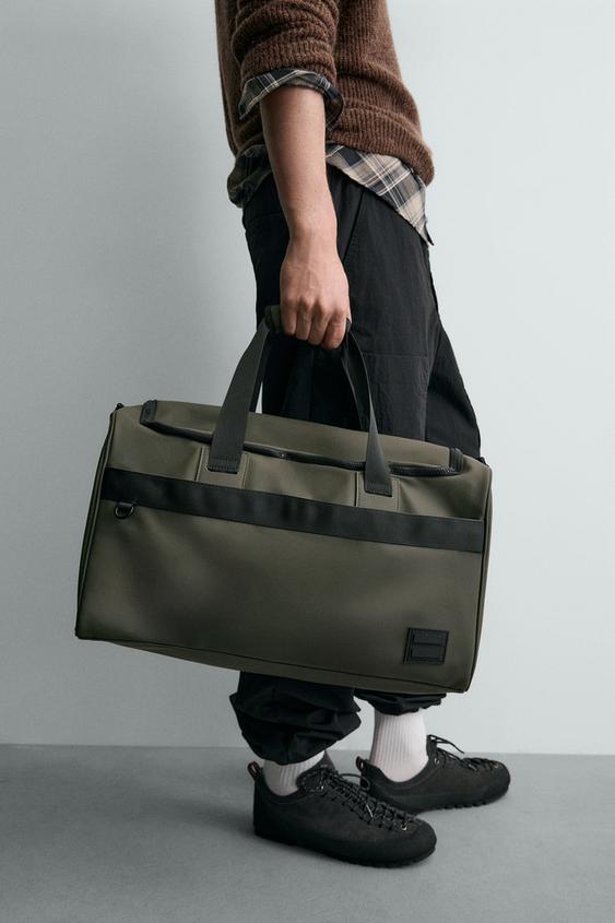 RUBBERIZED DUFFEL BAG