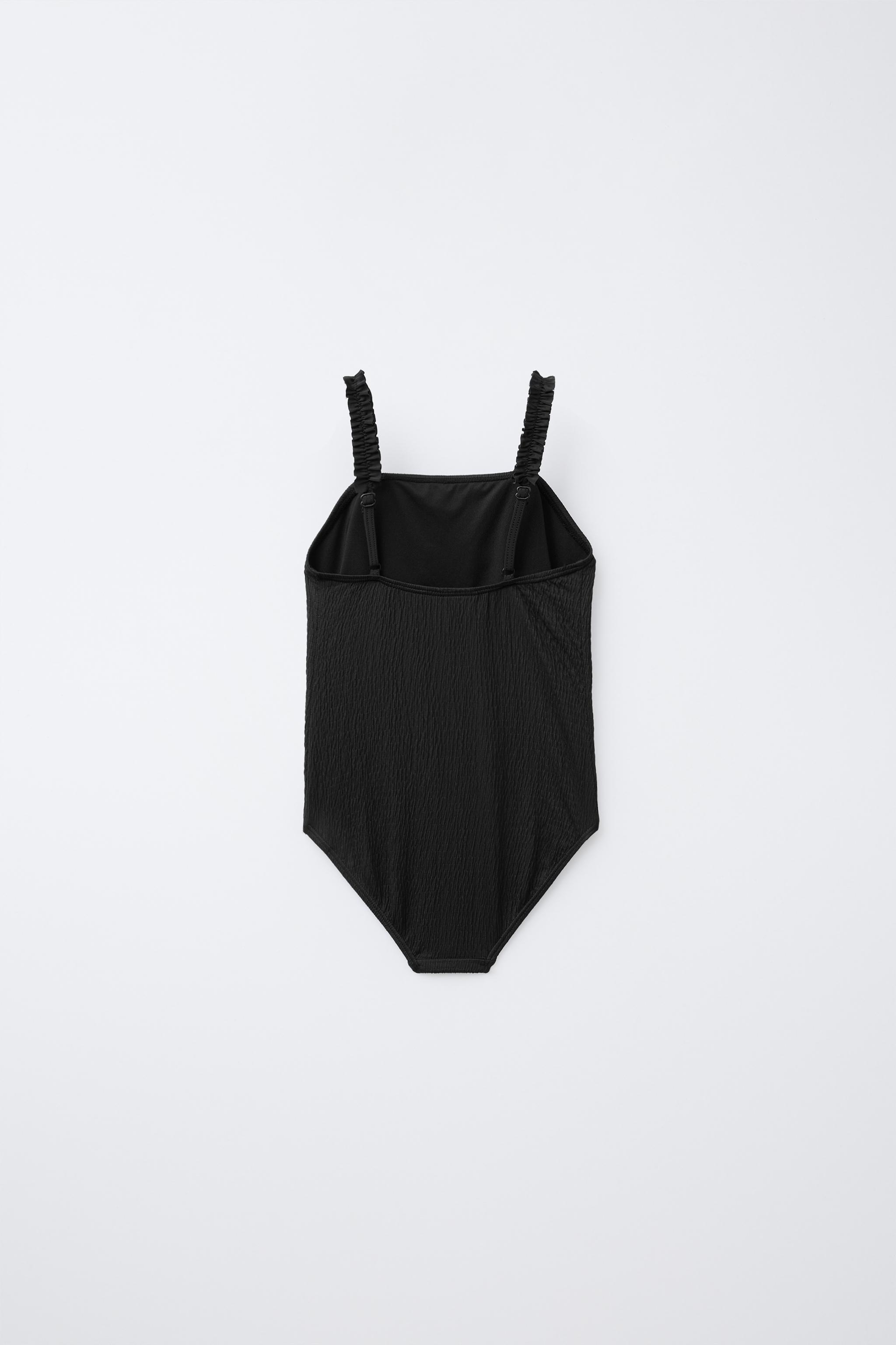 6～14歳/テクスチャードスイムウェア - ブラック | ZARA Japan
