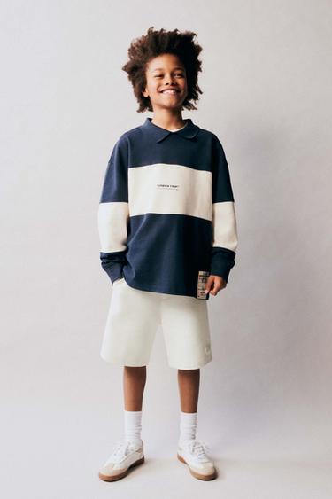 BERMUDA COMFORT PIQUÉ - Crudo claro de Zara