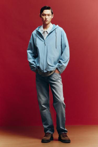 LIGHTWEIGHT TECHNICAL JACKET - Light blue by Zara