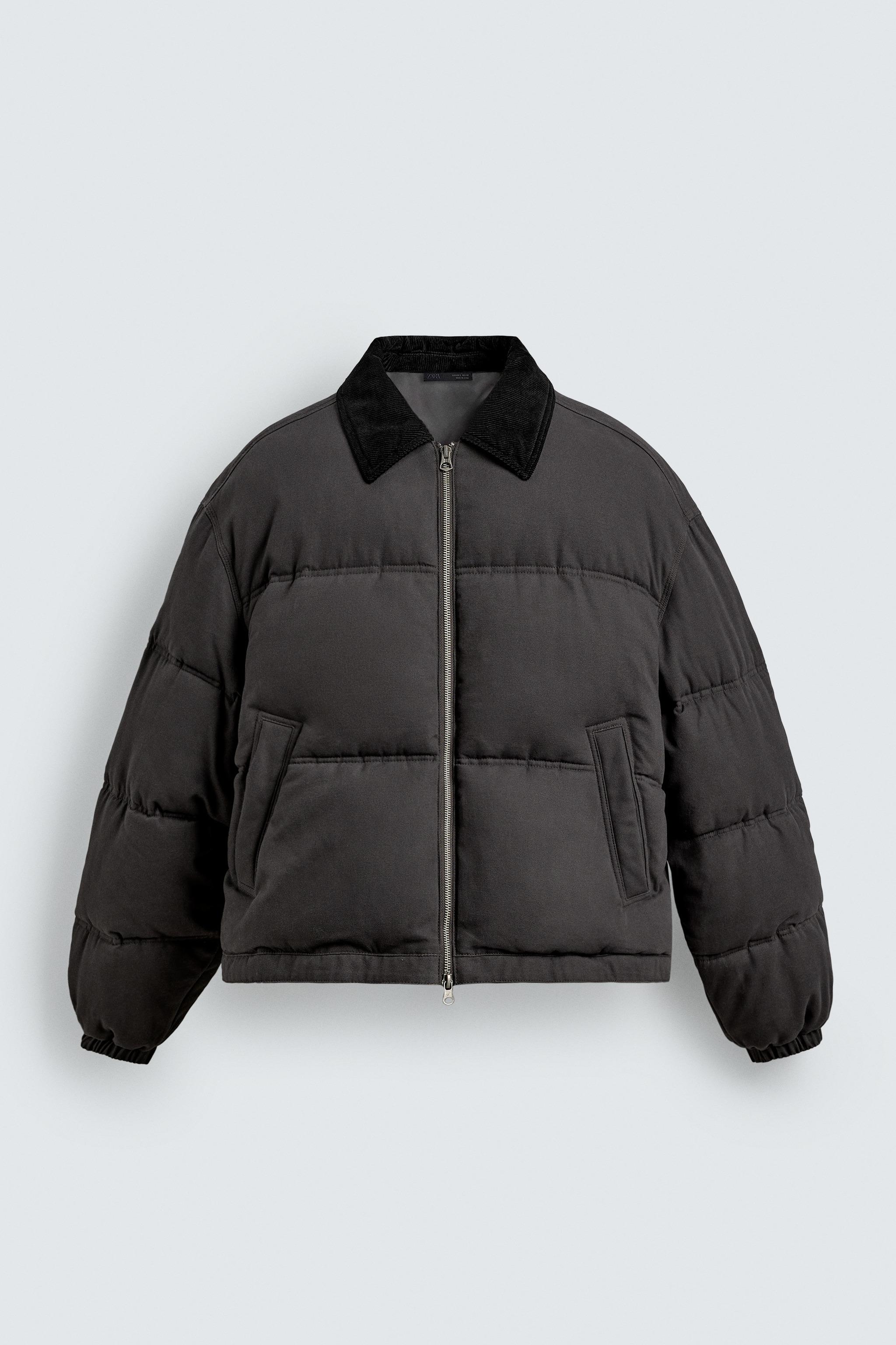 【新品未使用】ZARA ダウンジャケッ卜 メンズ XL キルティングジャケット ZARA カラーブロックキルティングジャケット - メルカリ