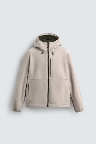 CAZADORA TÉCNICA COMBINADO POLAR - Gris / Tostado de Zara