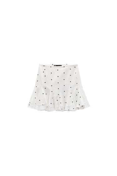 FALDA MINI BORDADOS