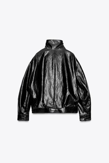 ZW COLLECTION BOMBER JACKET - Black by Zara - Image 7