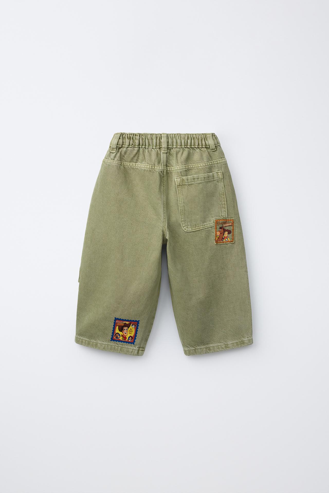 TOY STORY © DISNEY PIXAR BAGGY TWILL PANTS — Light khaki