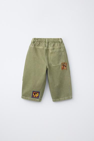 TOY STORY © DISNEY PIXAR BAGGY TWILL PANTS — Light khaki 2