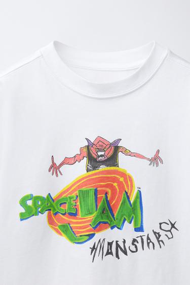 T-SHIRT ILLUSTRATION SPACE JAM™ & © X DYLAN´S T-SHIRT CLUB X ZARA - Blanc de Zara - Image 2