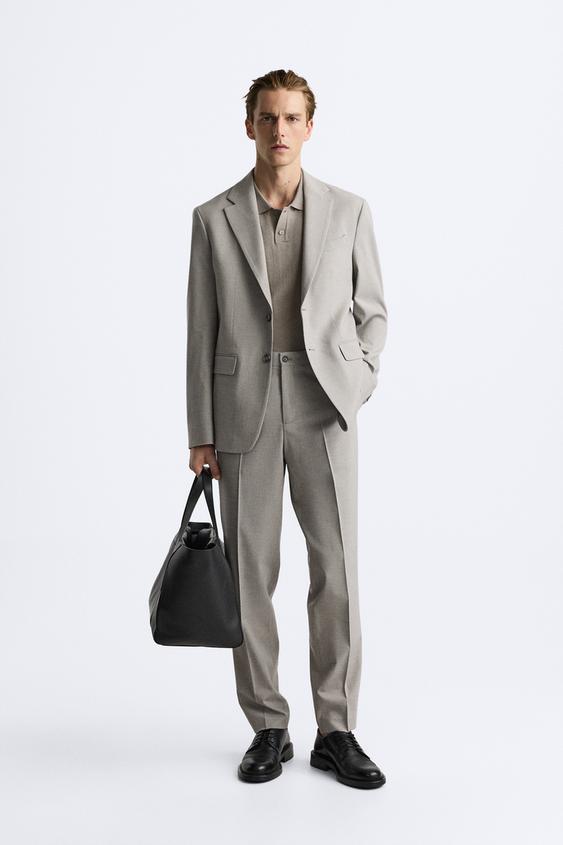 TEXTURED WOOL BLEND SUIT | ZARA Ireland