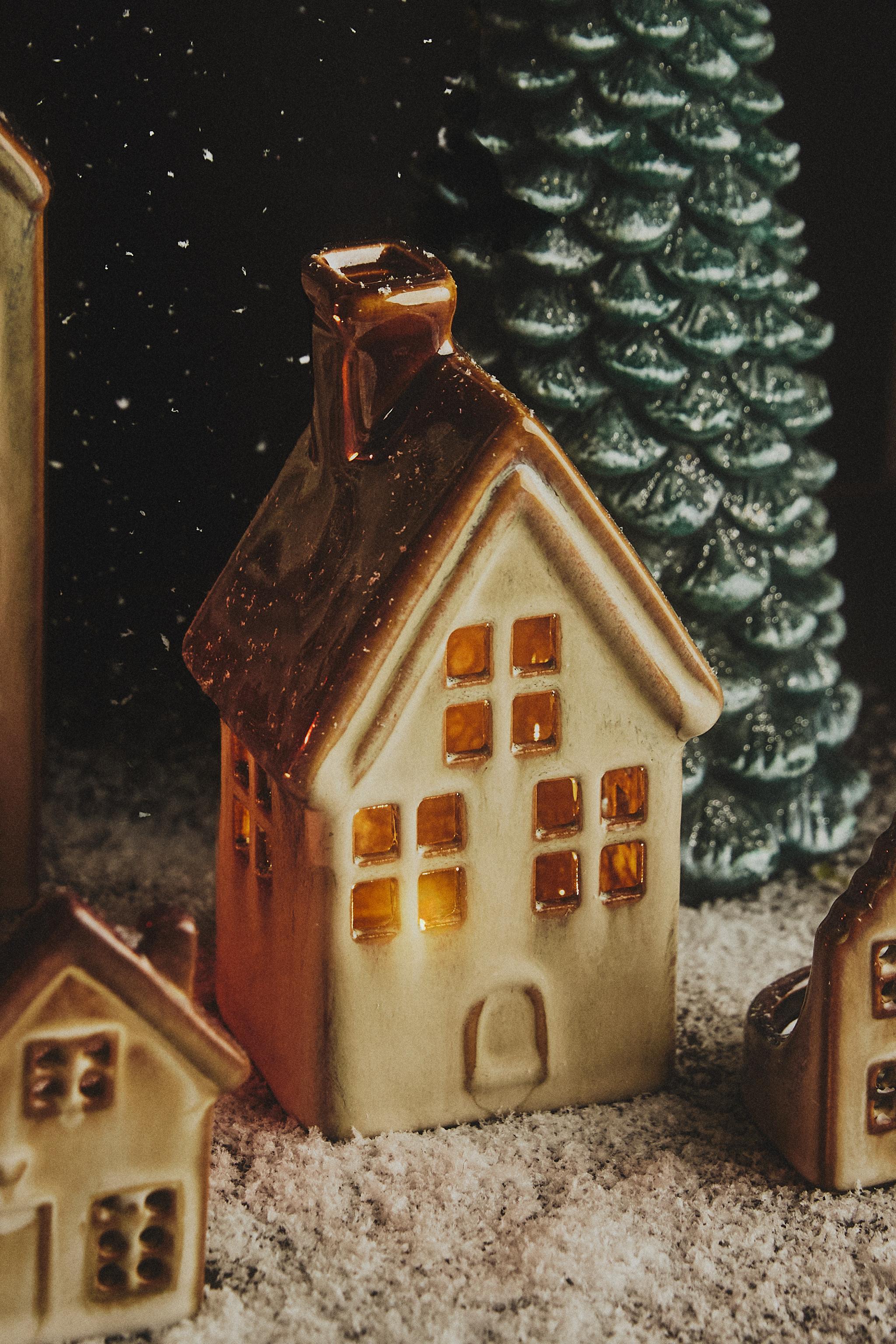 DÉCO PORCELAINE MAISON LUMIÈRE NOËL