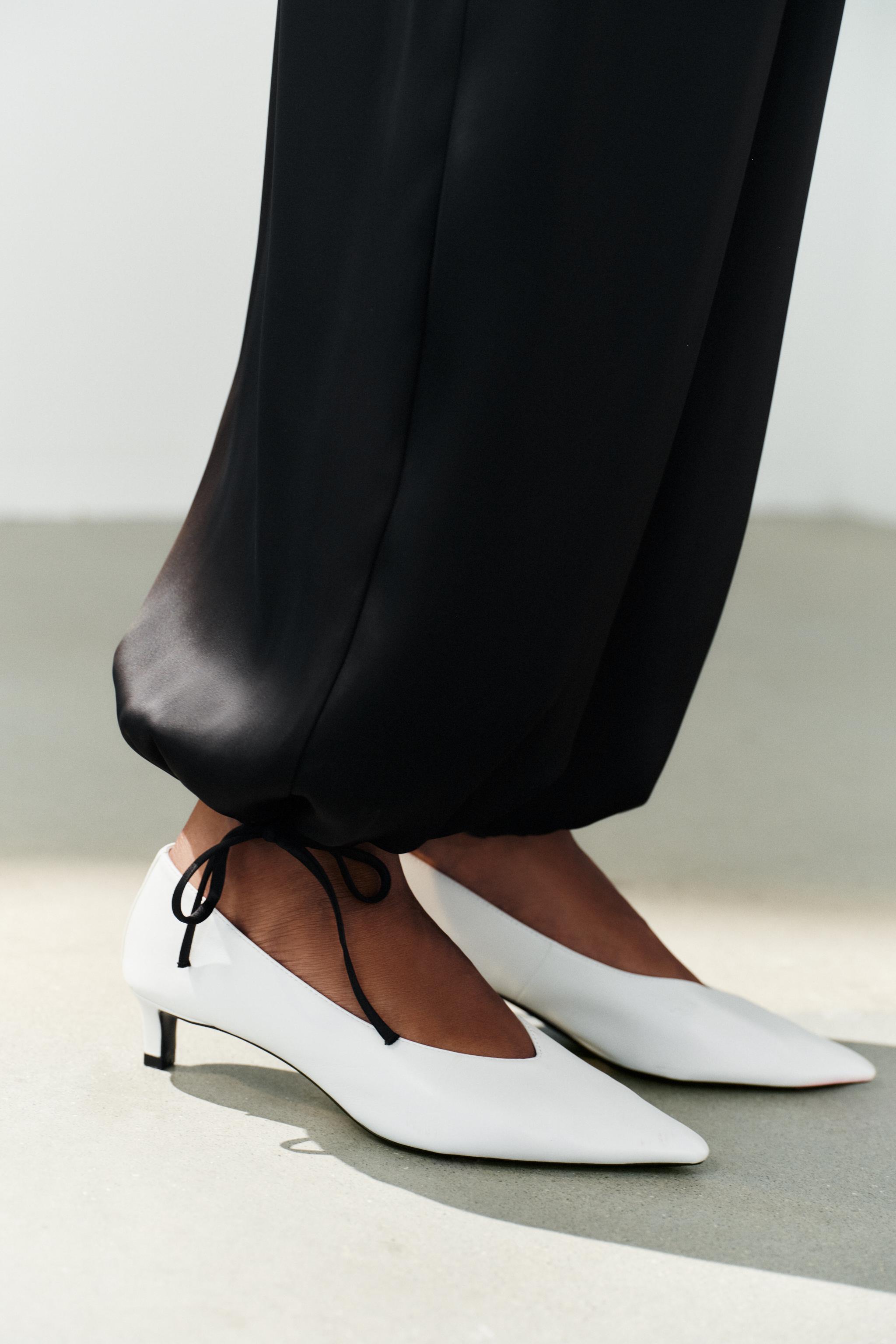 Zara SATIN CUMMERBUND JUMPSUIT — фото 4