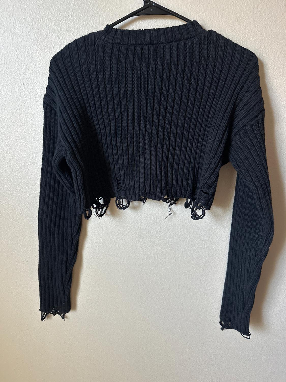 JERSEY CROPPED PUNTO ROTOS - Image 2