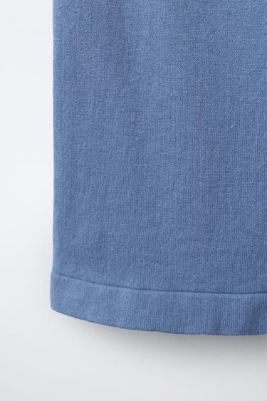 COTTON LINEN BERMUDA SHORTS - Blue by Zara - Image 3