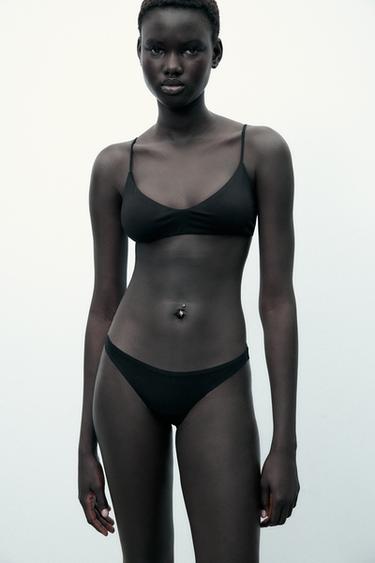 BRALETTE مثلثية مودال - أسود الخاص بـ Zara