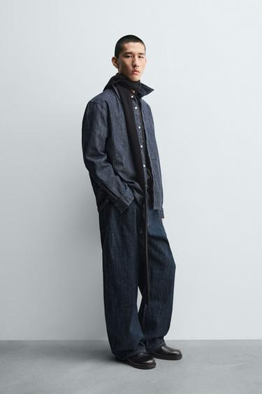 JEANS BALLOON FIT - Índigo de Zara