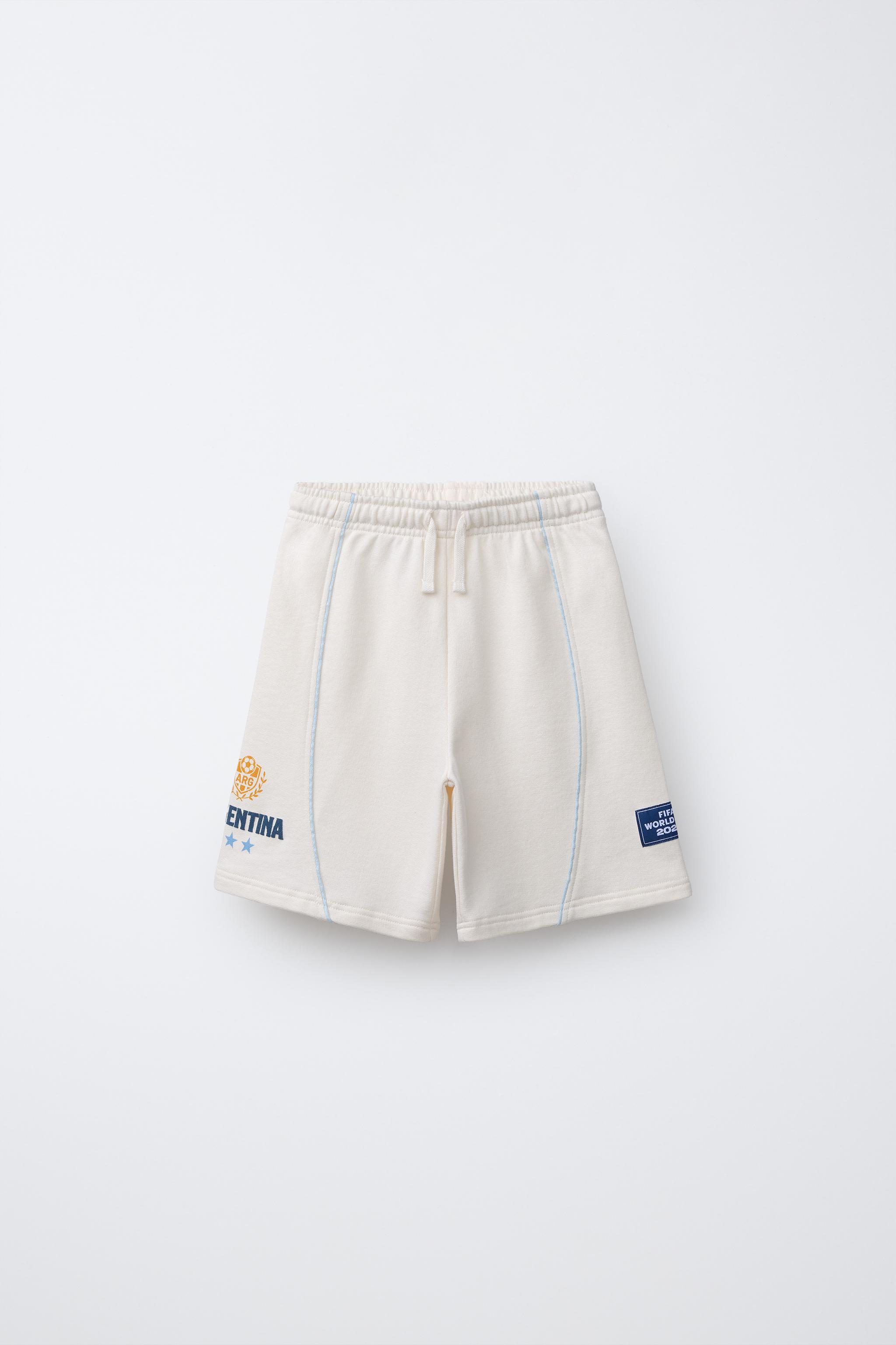 Детские шорты Zara ARGENTINA FIFA WORLD CUP ™ 2026 PRINT SHORTS