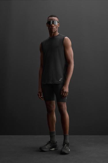 TECHNICAL TANK TOP - Black by Zara - Image 0