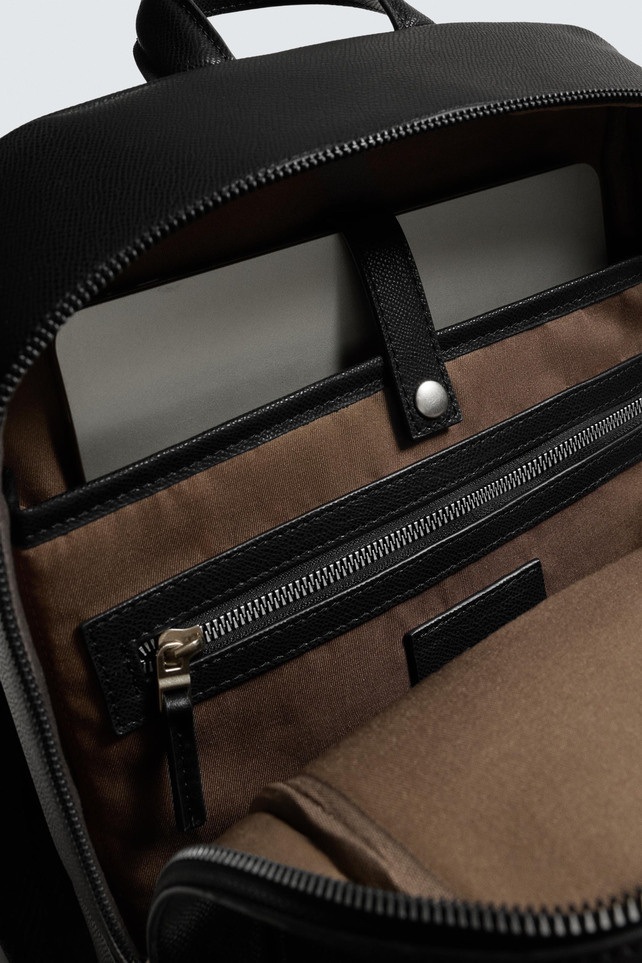 TEXTURED BACKPACK - Black | ZARA United States