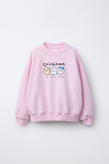 Zara CHIIKAWA 印花運動衫 - 粉紅色