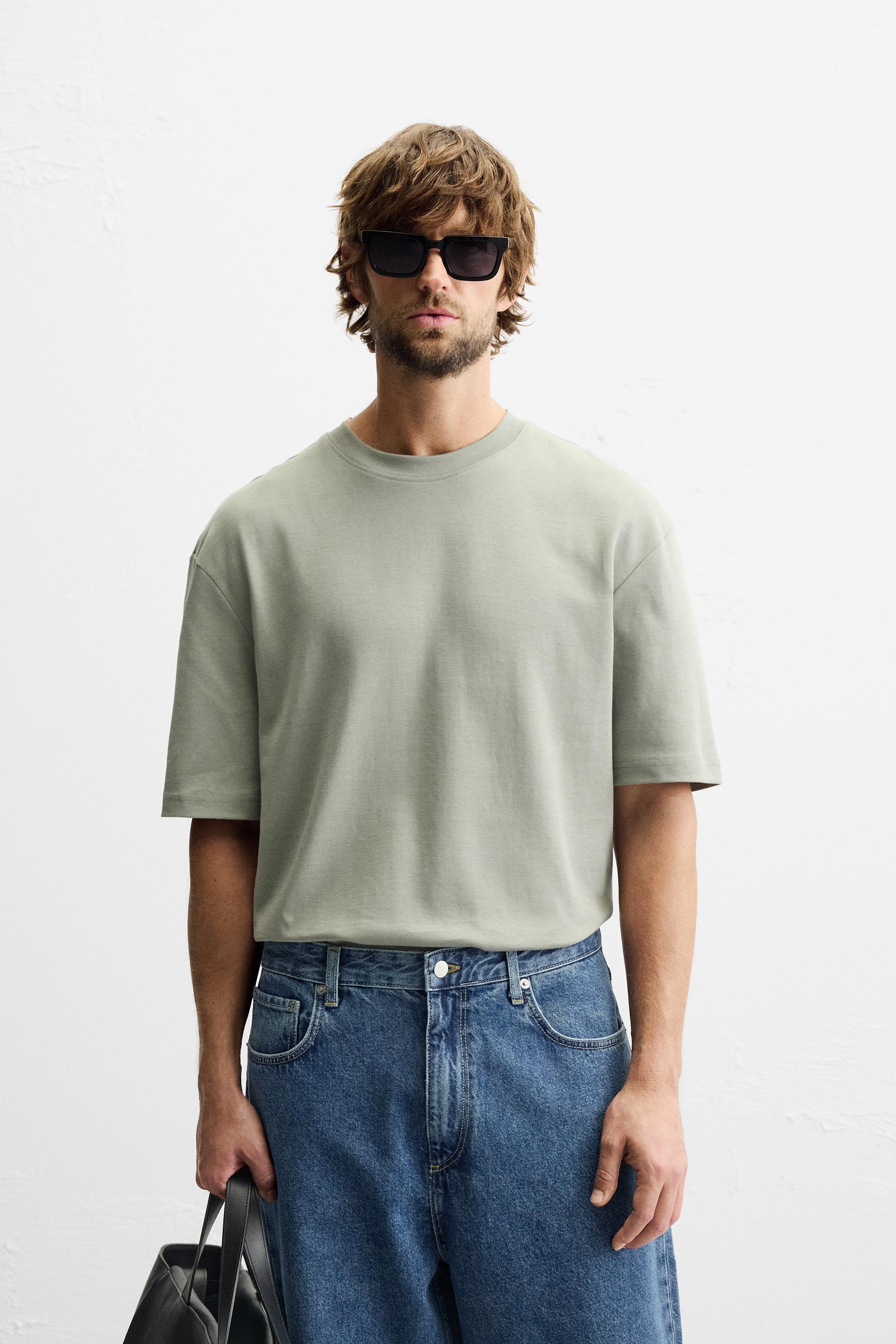 T Shirt Basic da Uomo ZARA Italia