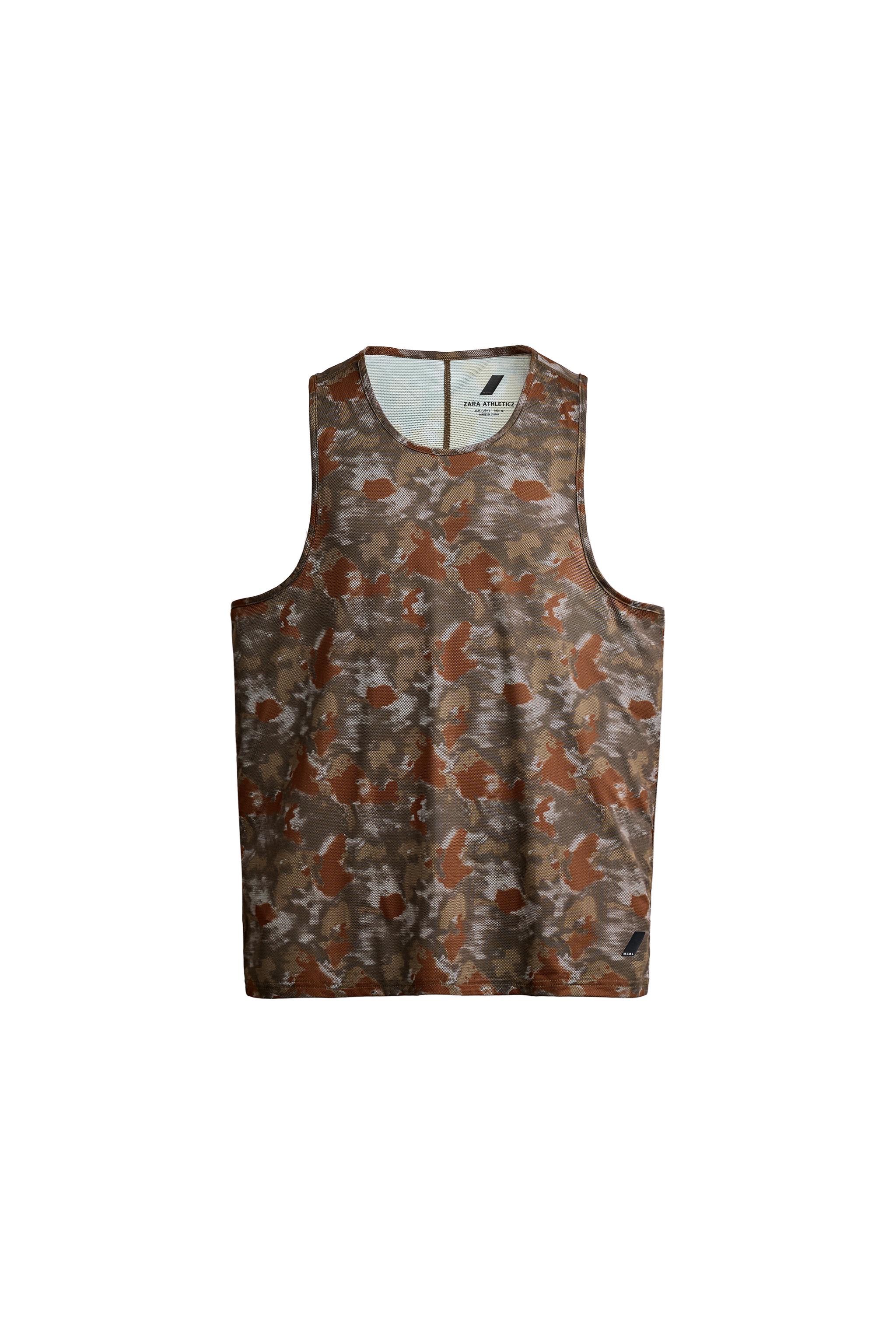 CAMISETA TANK RUNNING ESTAMPADO ABSTRACTO