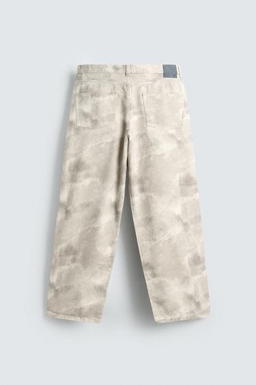 BAGGY FIT JEANS - Printed by Zara - Image 6