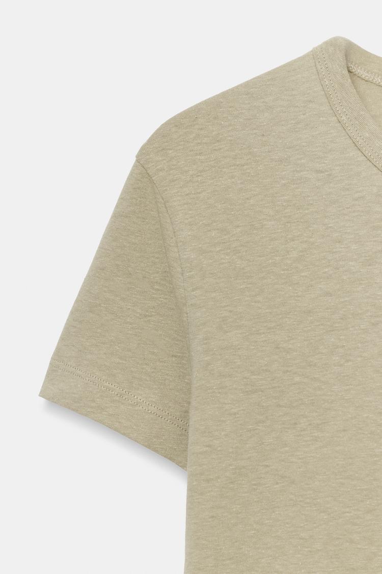 Camiseta de algodón de manga corta 7