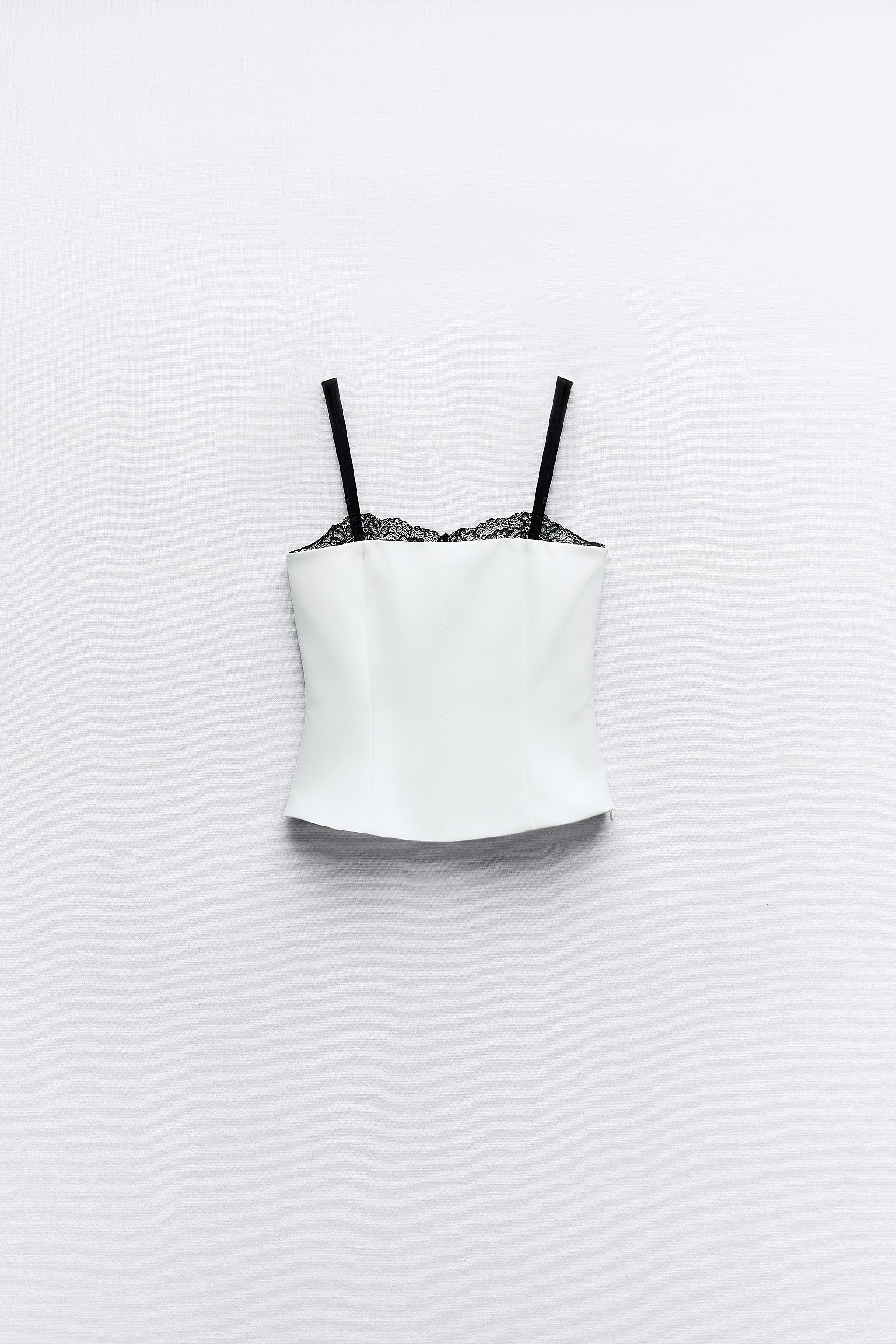 ZARA pink corset top - $32 (28% Off Retail) New With Tags - From Andrea