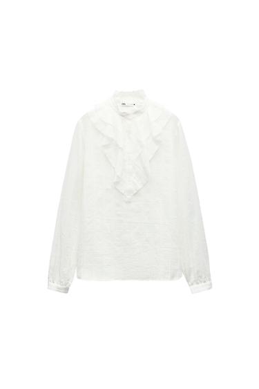 ZW COLLECTION BLOUSE WITH RUFFLES