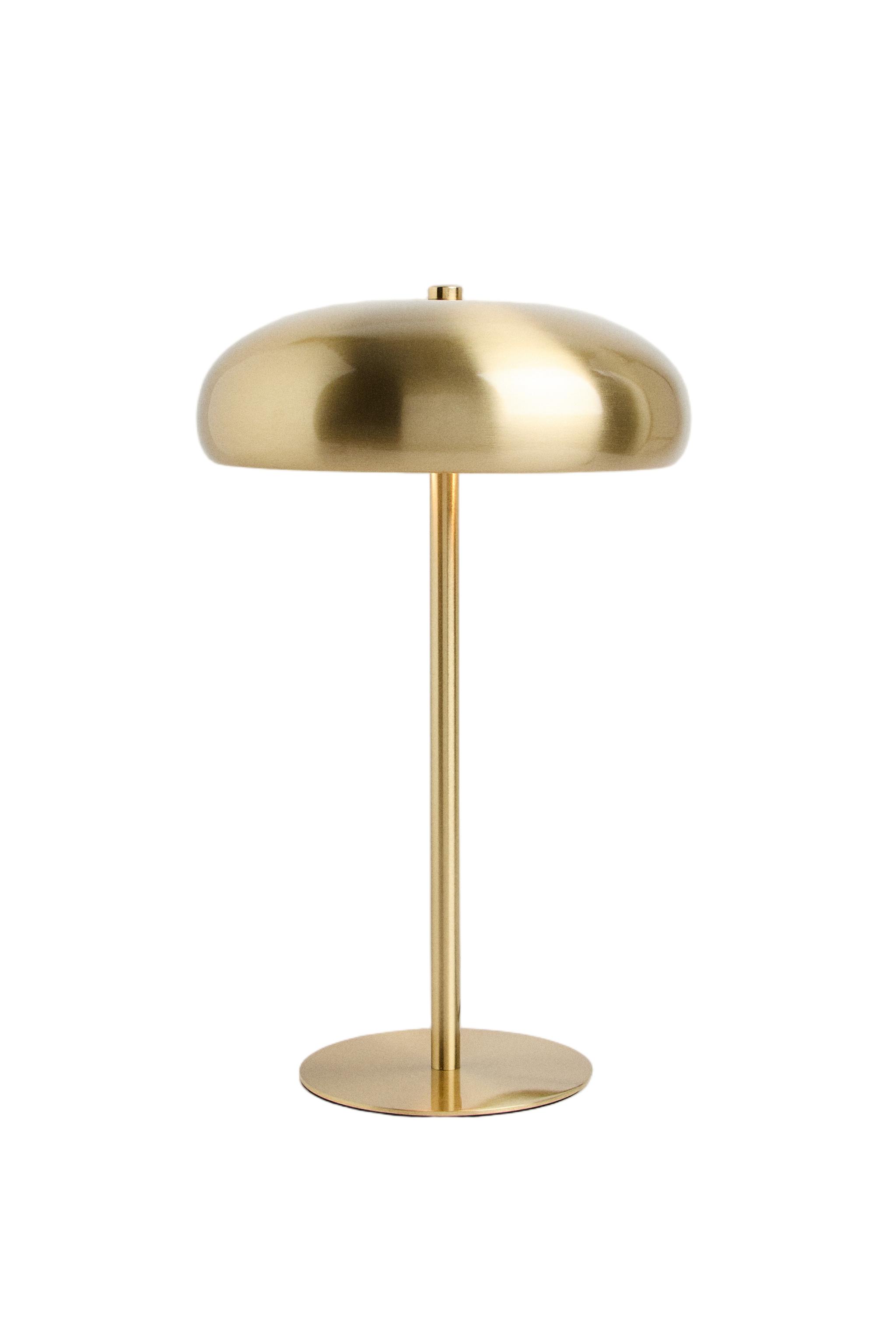 LARGE MONOCHROME TABLE LAMP - Gold | ZARA United States
