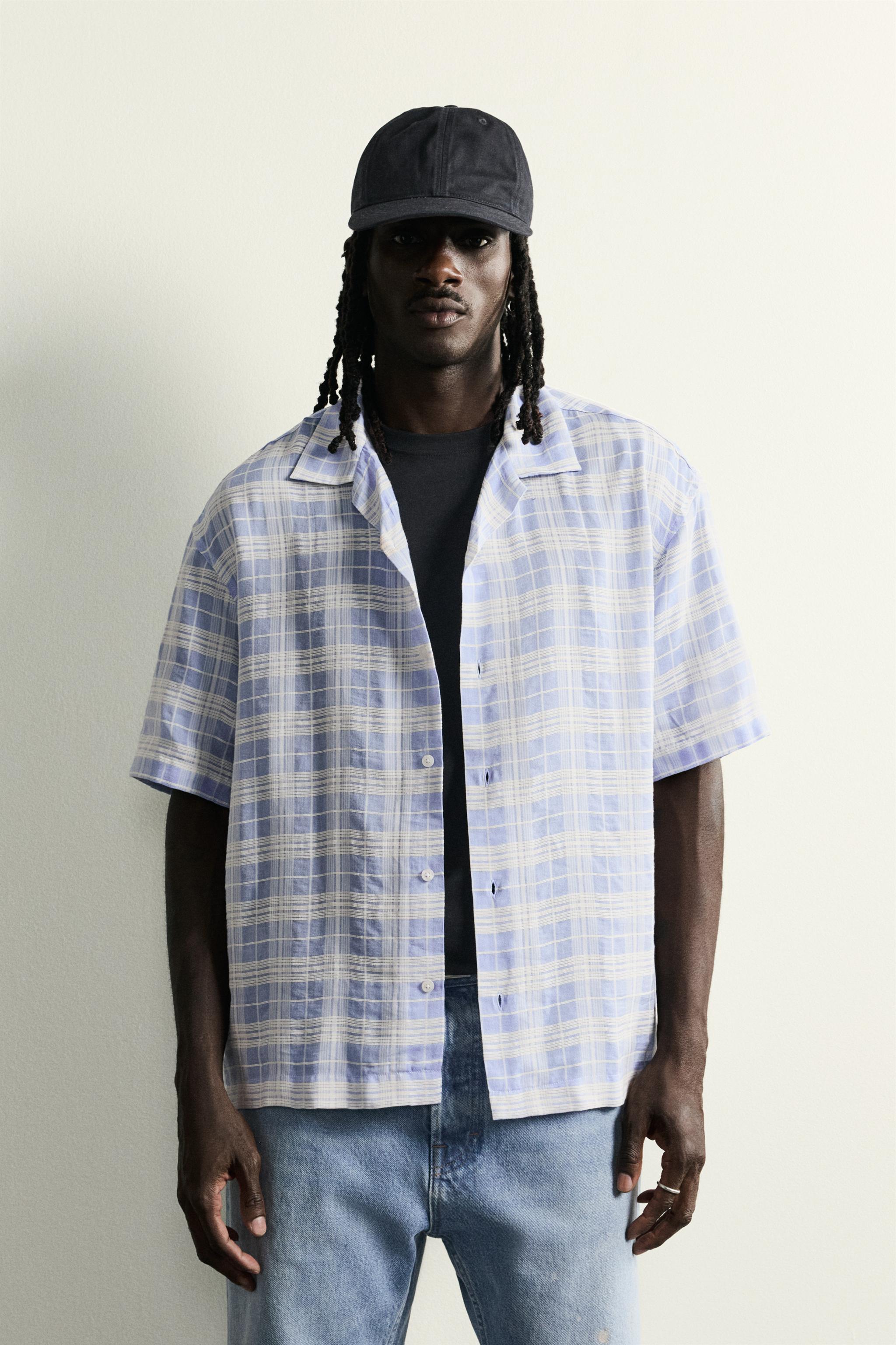 CHEMISE EN JACQUARD À CARREAUX
