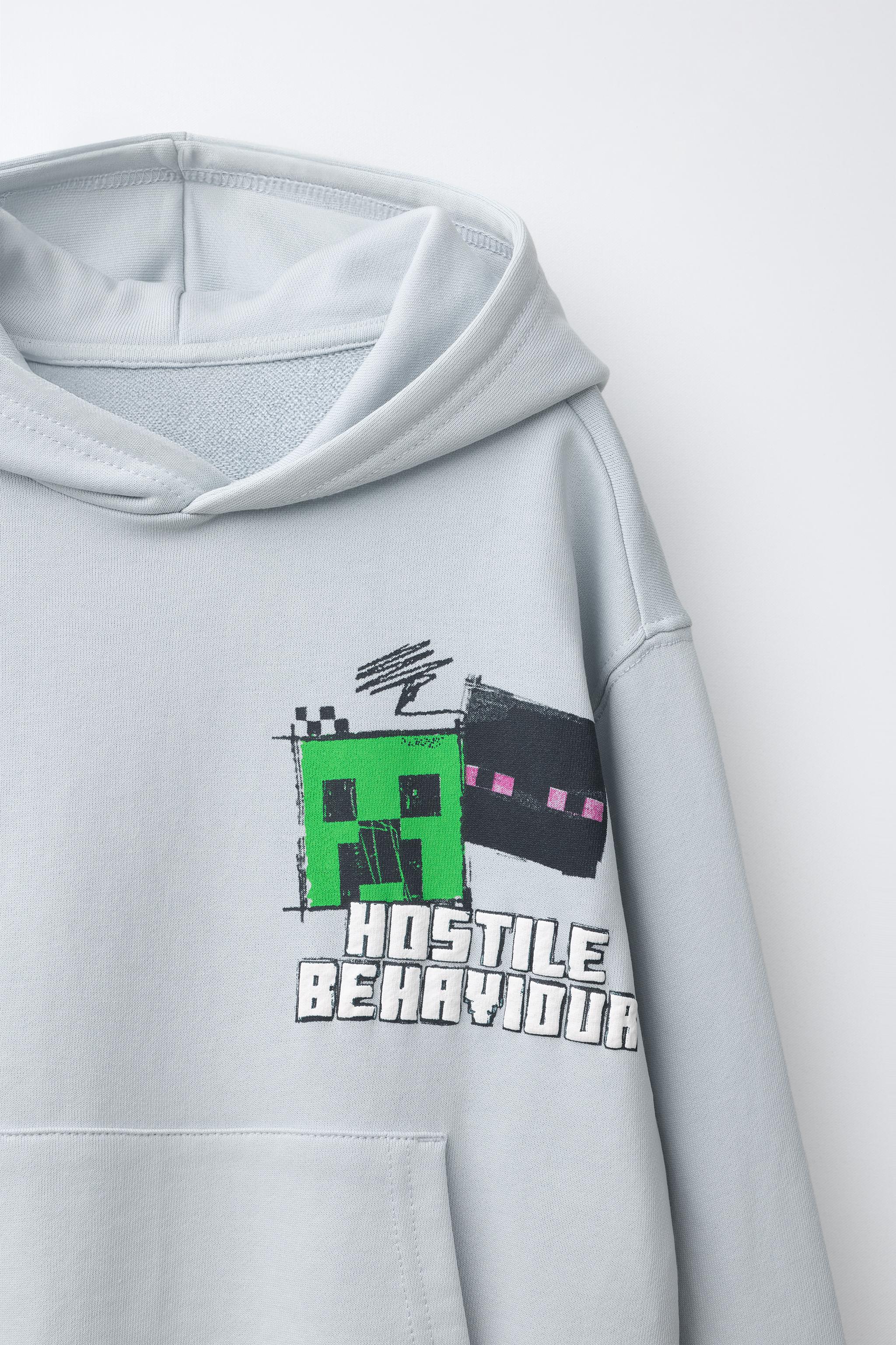 Детские худи Zara MINECRAFT © MOJANG AB. — фото 3