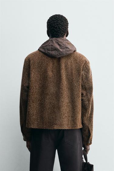 BRUSHED SUEDE LEATHER JACKET - Clay by Zara - Image 3