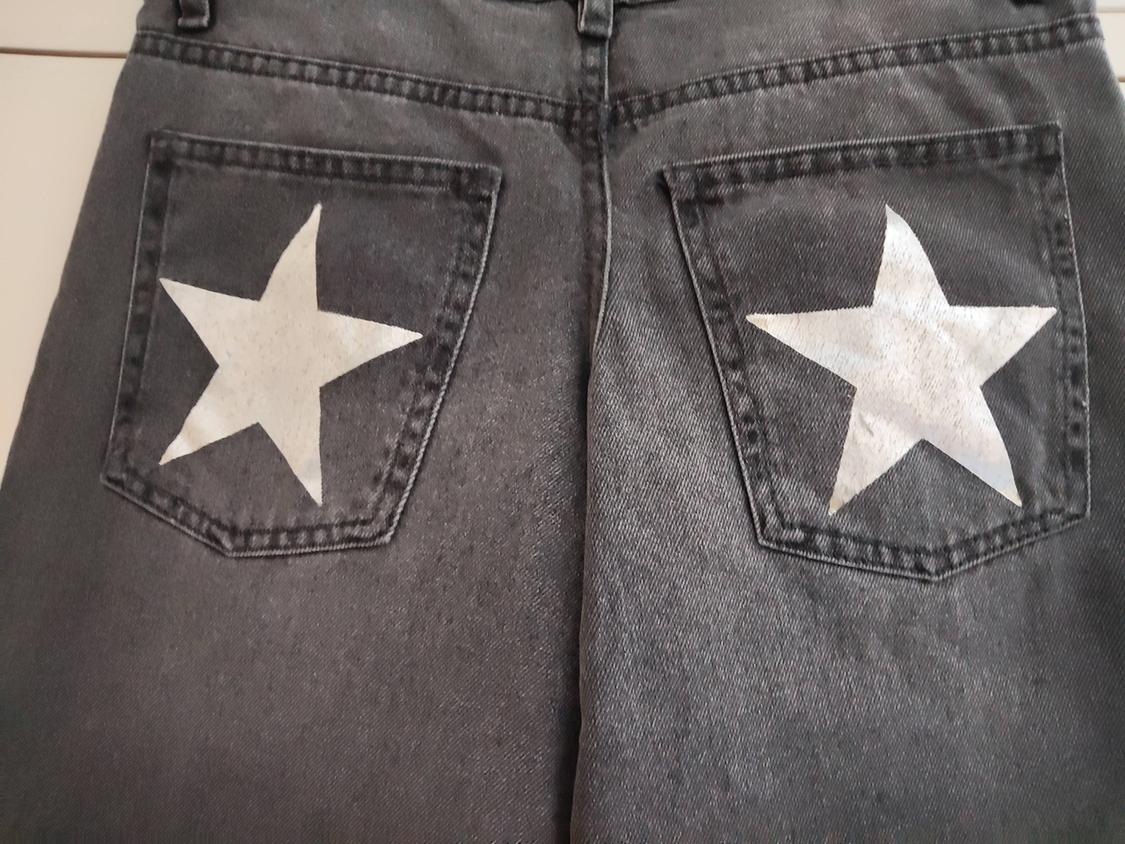 WIDE-LEG JEANS WITH STARS - Image 3